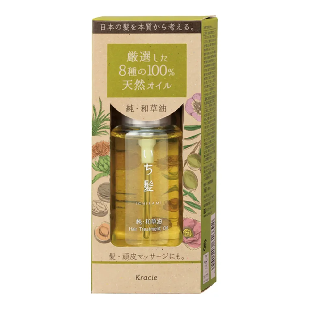 【送料込・まとめ買い×8個セット】クラシエ いち髪 純・和草油 60ml