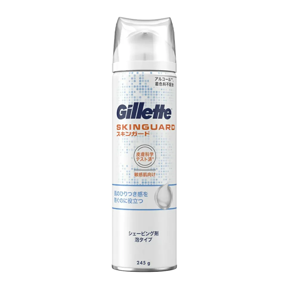 【送料込・まとめ買い×5個セット】P&G ジレット スキンガード フォーム シェービング用 泡 タイプ 245g