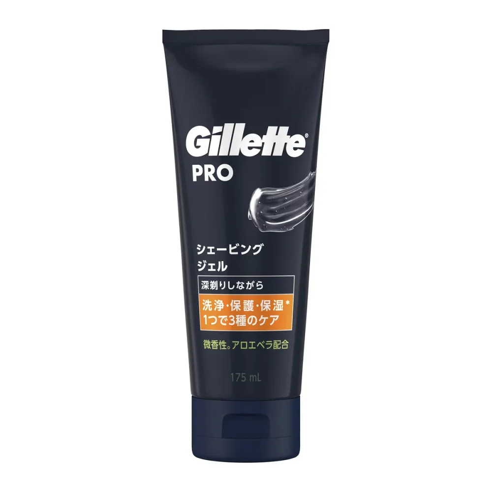 【送料込・まとめ買い×4個セット】P&G ジレット Gillette PRO シェービング ジェル 175ml