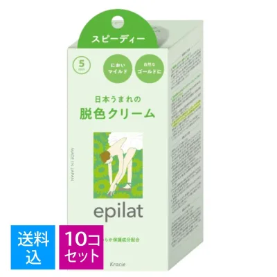 【送料込・まとめ買い×10個セット】クラシエホームプロダクツ エピラット 脱色クリーム スピーディー 40g+80g (医薬部外品)4901417840455