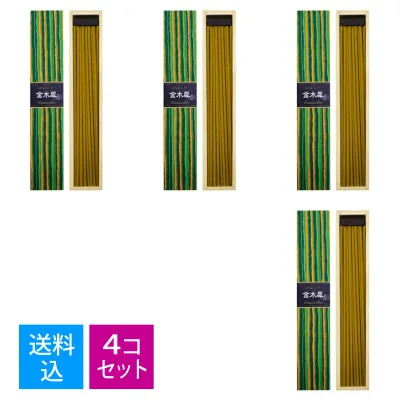 【40本入×4個 配送おまかせ 送料込】日本香堂 お香 インセンス かゆらぎ 金木犀 スティック 40本入 (線香・御香)4902125384040