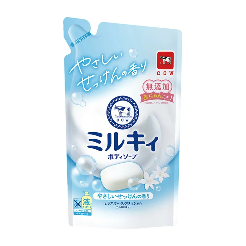 牛乳石鹸 ミルキィ ボディソープ やさしいせっけんの香り つめかえ用 360ml 液体タイプ
