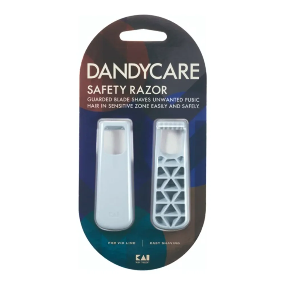 【送料込・まとめ買い×6個セット】貝印 000GA0079 DANDYCARE SAFETY RAZOR 2本入 アンダーヘアケア