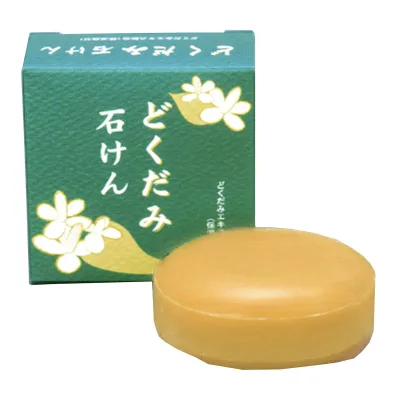 【送料込・まとめ買い×4個セット】地の塩社 和の美肌 どくだみ石けん 100g