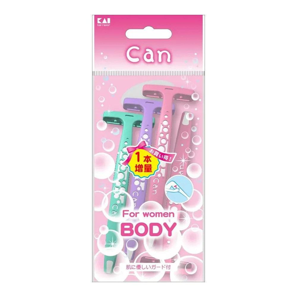 【◆数量限定◆】貝印 キャンバブルT 3本入 BODY【MY-s01】