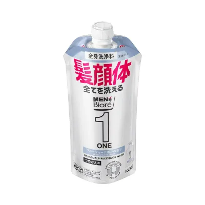 花王 メンズビオレONE オールインワン 全身洗浄料 清潔感のあるフルーティーサボンの香り つめかえ用 340ml