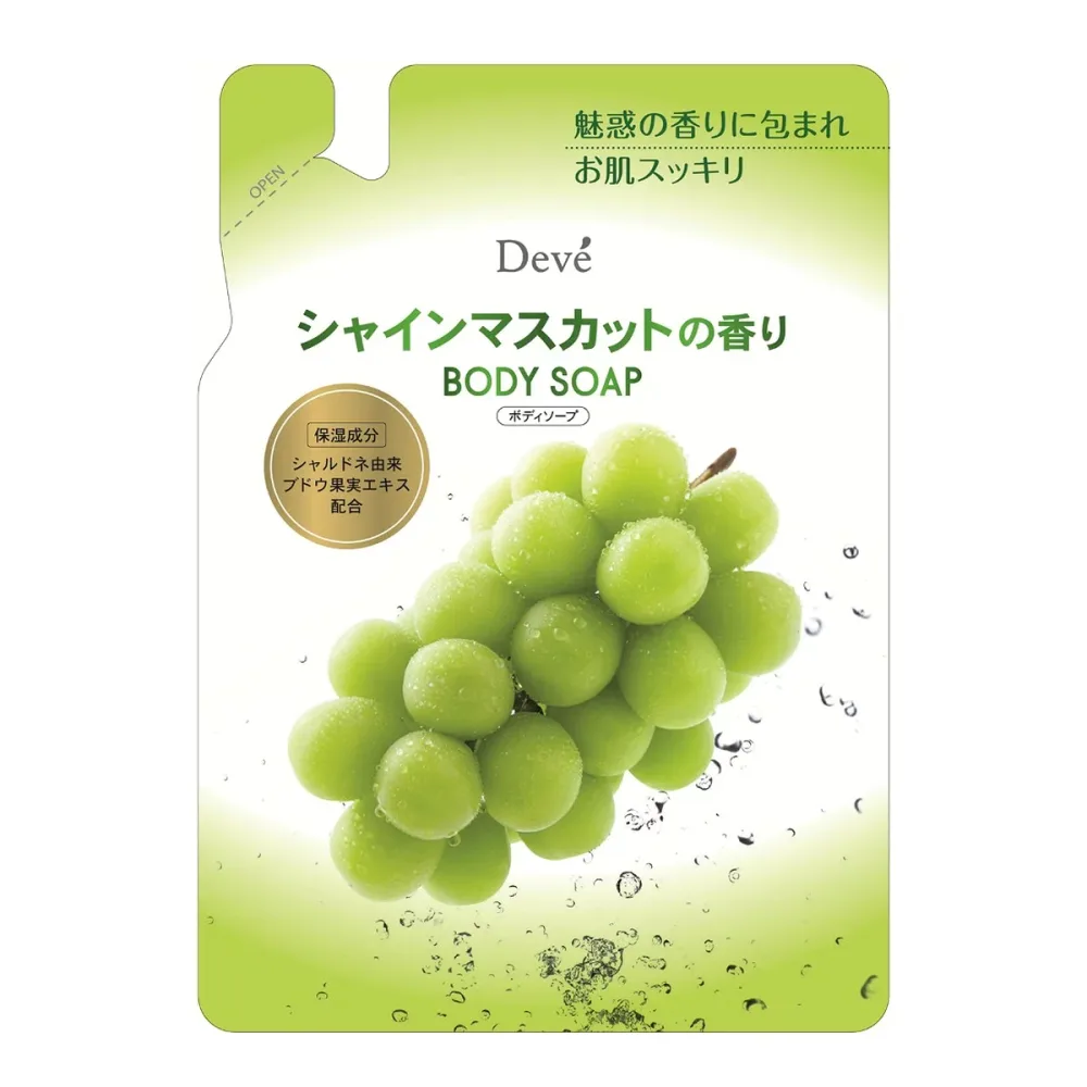 【送料込・まとめ買い×5個セット】熊野油脂 ディブ シャインマスカットの香り ボディソープ 詰替 350ml