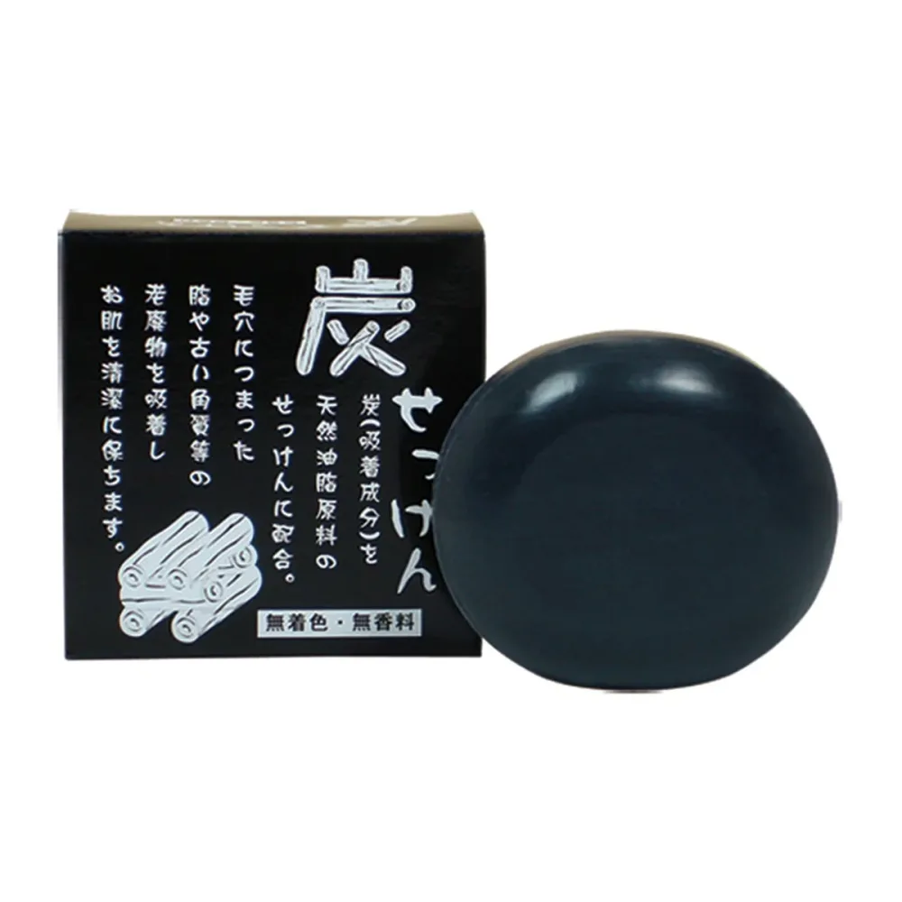 【×3個 配送おまかせ】地の塩社 C&B 炭石けん 100g