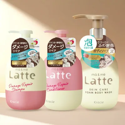 【送料込】【家族で使える ダメージケアセット】マー&ミー ダメージリペア シャンプー 490mL + コンディショナー 490g + 泡で出てくる ボディソープ 550mL セット kk-10