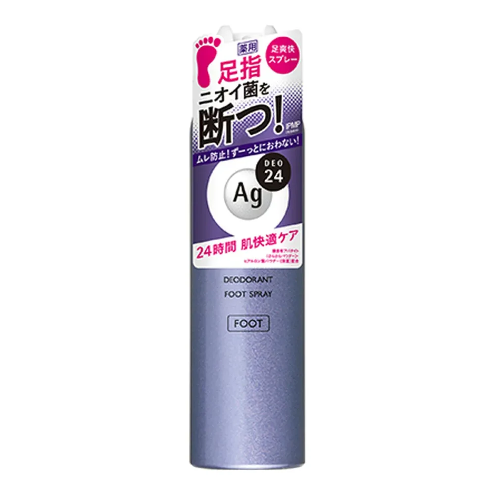 【送料込・まとめ買い×4個セット】エージーデオ24 薬用 フットスプレー 無香料 142g
