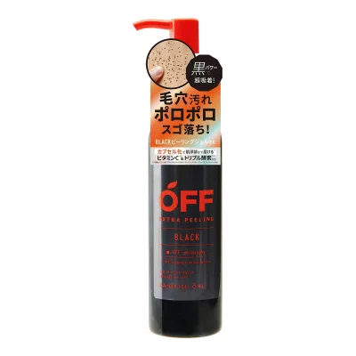 【送料込・まとめ買い×5個セット】コスメテックスローランド 柑橘王子 BLACK ピーリングジェルex 120mL