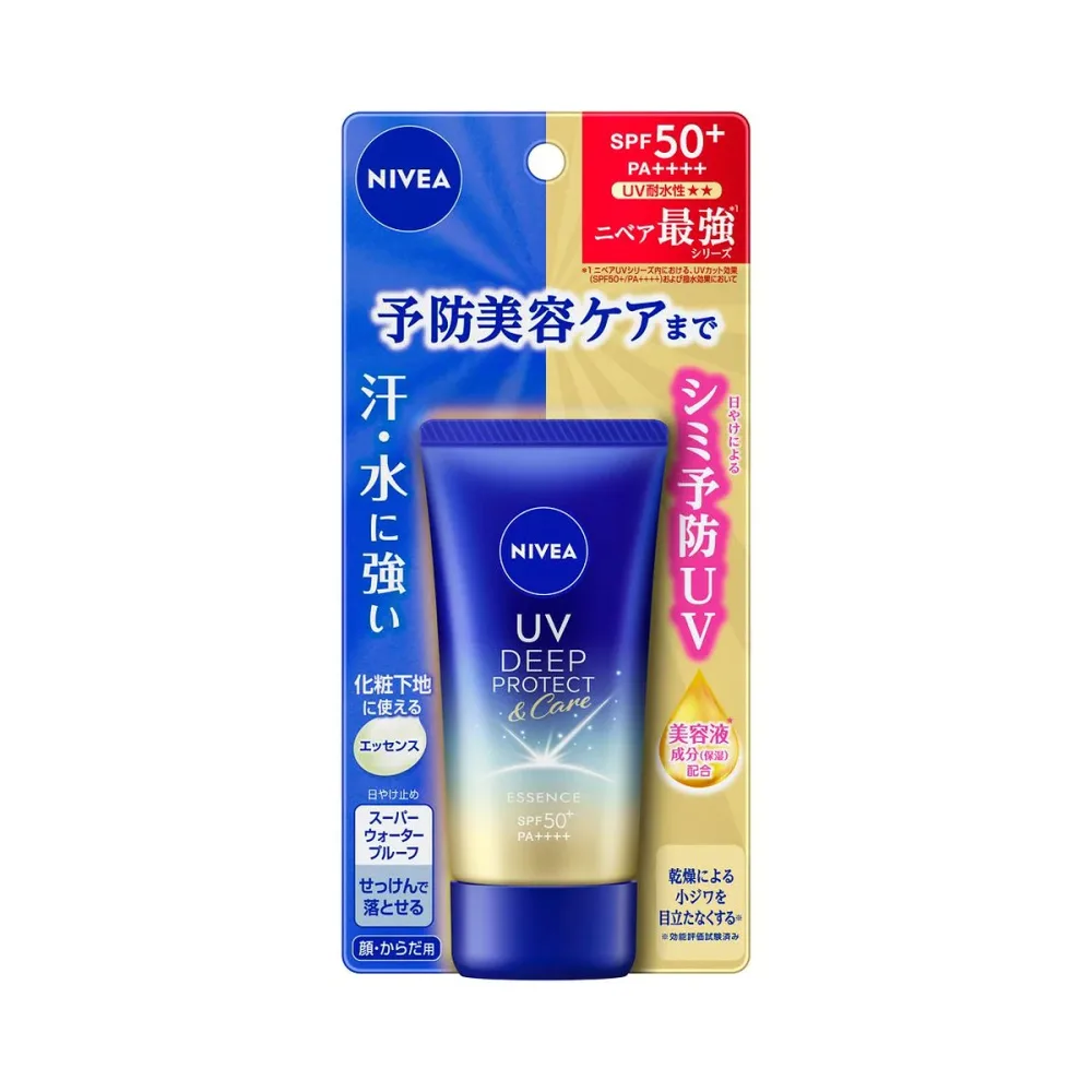 【送料込・まとめ買い×10個セット】花王 ニベア UV ディープ プロテクト&ケア エッセンス 50g 顔 からだ用