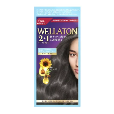 【送料込・まとめ買い×2個セット】ウエラトーン 2+1 クリームタイプ 9SA かなり明るい サファイアアッシュ WELLA 白髪染め