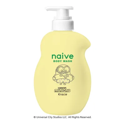 【送料込・まとめ買い×5個セット】ナイーブ ボディソープ ミニオン ポンプ 本体 530mL クラシエ