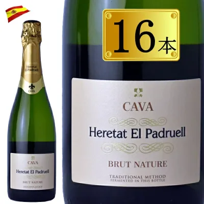 エレタット・エル・パドルエル ブリュットナチューレ 16本 ワイン セット スパークリング スパークリングワイン 750ml 辛口