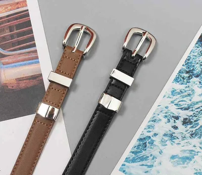 ベルト レディース 本革 牛革 細め ナロー ピンバックル スクエアバックル 亜鉛合金 上品 細身 着回し カジュアル きれいめ オフィス 通勤 フォーマル オールシーズン 黒 ブラック ウエストマーク