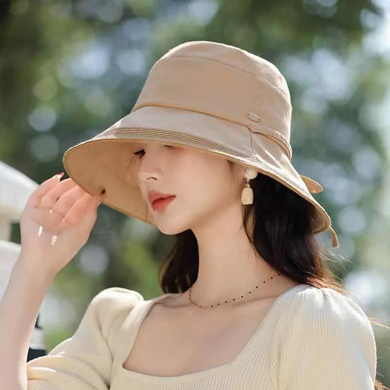 帽子 レディース 春夏 UVカット 日よけ 通気性 フェイスカバー つば広 小顔効果 韓国風 ファッション 英字ロゴ バケットハット