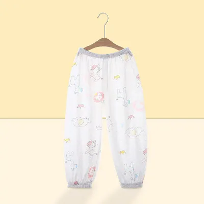 パンツ キッズ ベビー 虫よけ ロングパンツ ハーレムパンツ バルーンパンツ コットン 通気性 軽量 ゆったり ウエストゴム カジュアル かわいい 春夏秋
