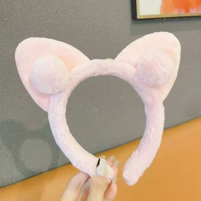 カチューシャ レディース 猫耳 もこもこ ヘアバンド 洗顔用 髪飾り ヘアアクセサリー かわいい ふわふわ 伸縮性 メイク 洗顔 お風呂 化粧 ヘアターバン