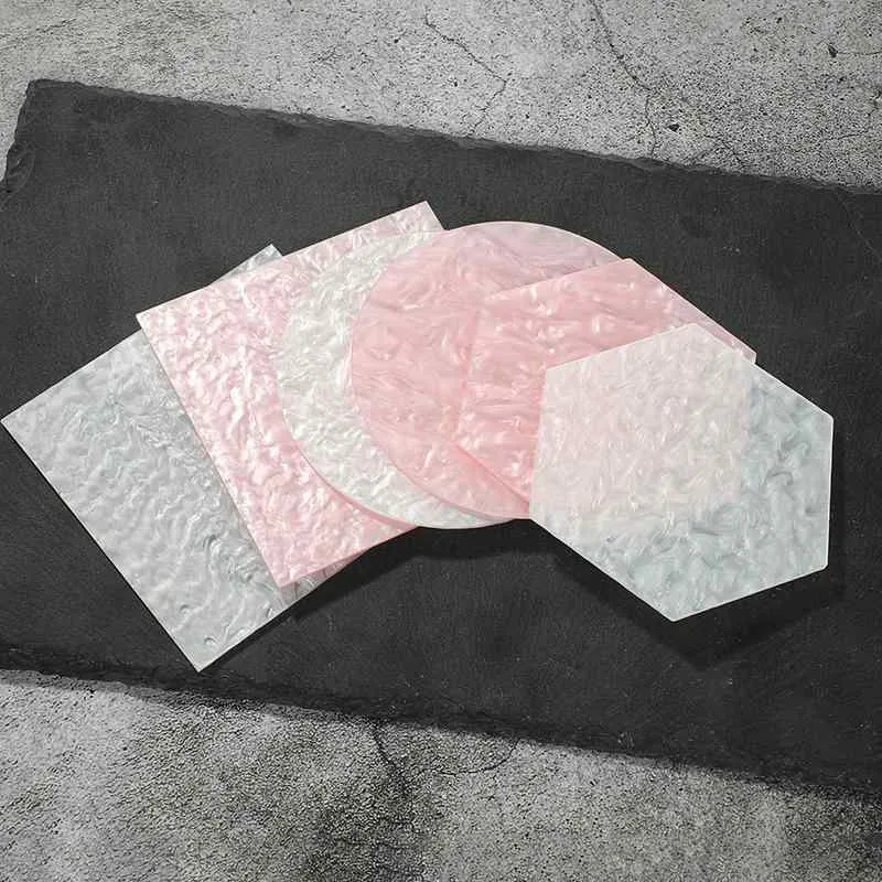 ネイルパレット 大理石風 シンプル 無地 ネイルアート パレット ネイルチップ ディスプレイボード 撮影小物 背景トレイ ネイルサロン 道具 展示用プレート
