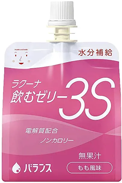バランス ラクーナ飲むゼリー3S(もも風味) 150g×30本【栄養補助 飲料 飲み物】
