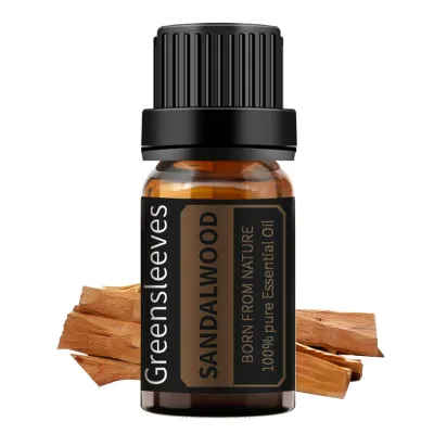 サンダルウッド エッセンシャルオイル 100%ピュア精油 ナチュラル 10ml GREENSLEEVES