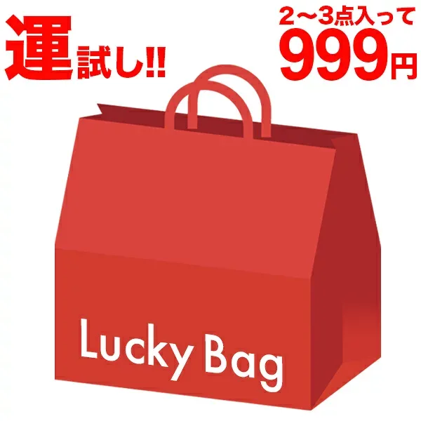 福袋 レディース メンズ ラッキーバッグ ハッピーバッグ 2点入り 3点入り運が良ければ4点 5点 運試し 開運 人気