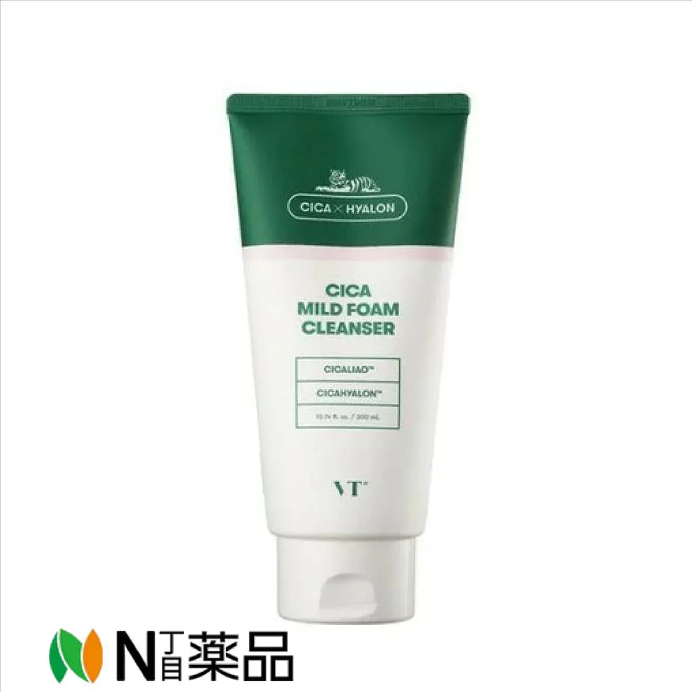 【小型】VT CICA マイルドフォームクレンザー300ml<洗顔料>