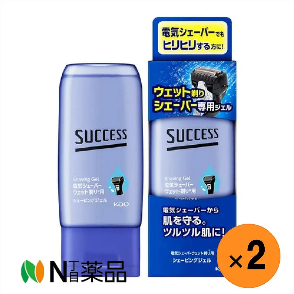 【小型宅配】サクセス ウェット剃りシェーバー専用ジェル(180g)×2本<シェービングジェル>
