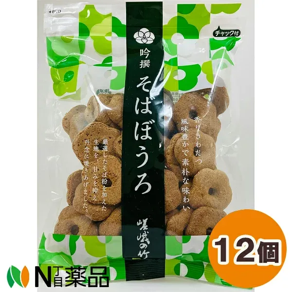 大阪前田製菓 嵯峨の竹 吟撰そばぼうろ (100g) 12個セット<おやつ 焼き菓子>【送料無料】