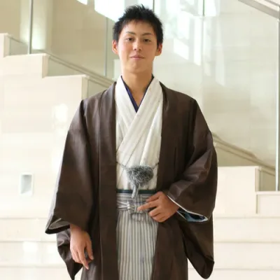 【最大20日間レンタル】 成人式 袴 卒業式 男 男物羽織袴レンタル14点フルセット