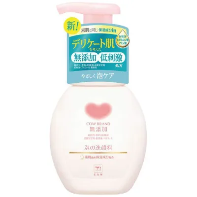 สบู่น้ำนมเคียวชินฉะ โฟมล้างหน้า สูตรไม่มีสารเติมแต่ง สูตรหัวปั๊ม 160ML