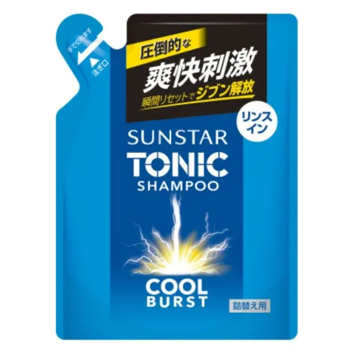 サンスター トニックシャンプー COOLBURST リンスイン 詰替 340ml