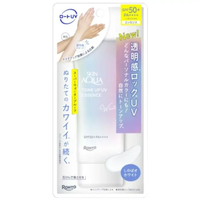 ロート製薬 SKIN AQUA スキンアクア トーンアップUVエッセンス ホワイト 70g