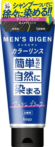 Hoyu ホーユー メンズビゲン カラーリンス (アッシュブラック) 160g