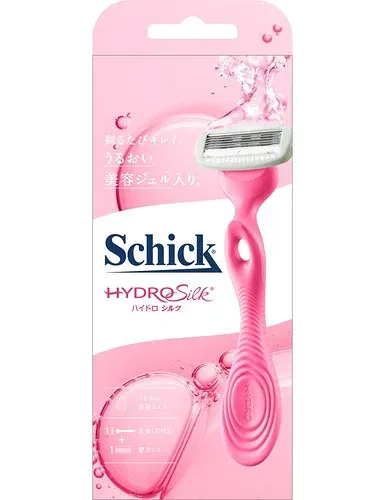 Schick(シック) ハイドロシルク ホルダー(刃付き+替刃1コ入) 女性用 カミソリ