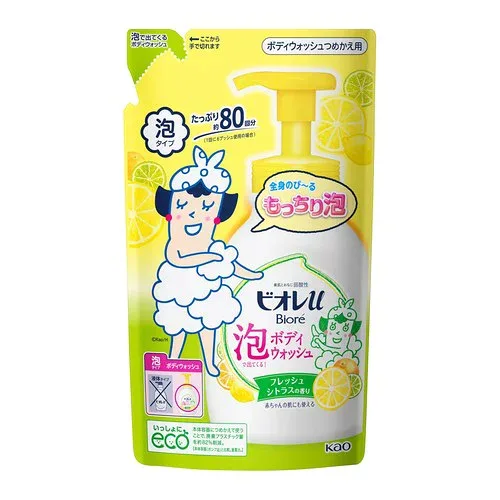 ビオレu 泡で出てくるボディウォッシュ つめかえ用 シトラス 480ml