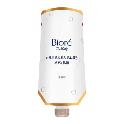 ビオレ ザ ボディ お風呂でぬれた肌に使うボディ乳液 肌すべすべ 無香料 つりさげパック 保湿 285ml