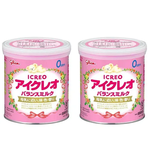 アイクレオ バランスミルク 320g×2缶 江崎グリコ 粉ミルク 新生児 乳児 赤ちゃん ベビー 0ヵ月~1歳頃