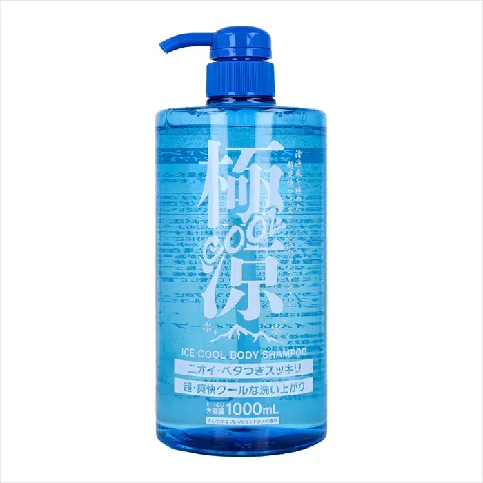 極涼COOL アイスクールボディシャンプー さわやかなフレッシュシトラスの香り 1000mL X5本