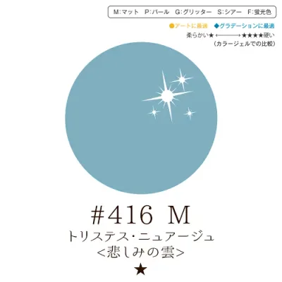 【獲得したクーポンご利用で10%OFF対象商品】リーフジェル プレミアム・カラージェル 4g #416