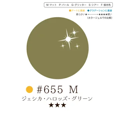 【獲得したクーポンご利用で10%OFF対象商品】リーフジェル プレミアム・カラージェル 4g #655