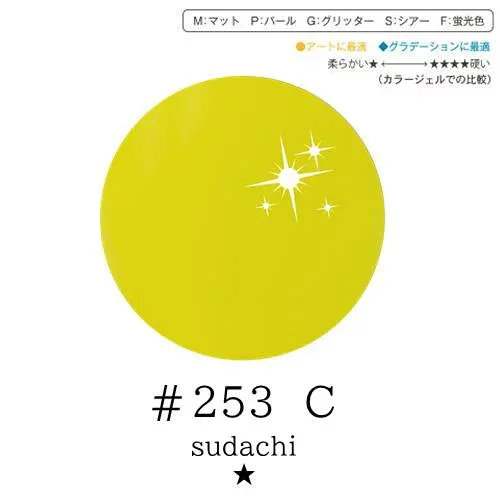【獲得したクーポンご利用で10%OFF対象商品】リーフジェル プレミアム・カラージェル 4g #253 C sudachi