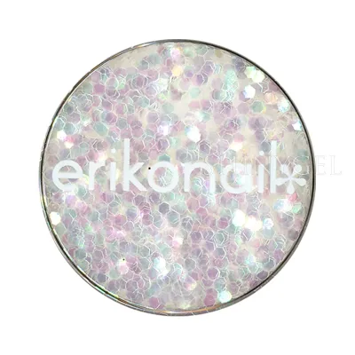 erikonail(エリコネイル):ジュエリーコレクション/ホワイトオーロラ 六角 S(ERI-88)