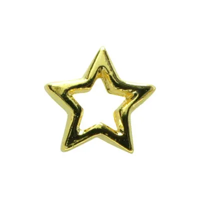 ネイルパーツ 星 シャレドワ SHAREYDVA スター 中抜き小 ゴールド