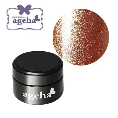 ジェルネイル カラージェル ageha(アゲハ) コスメカラー 409 ローズゴールド 2.7g