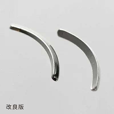 ネイルパーツ メタルパーツ カーブパーツ Cocco SHAREYDVA シャレドワ コッコ カーブスティックL + シルバー 20P