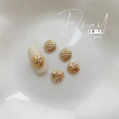 D.nail ジュエリービジューパーツ DM−73 ゴールドサークル