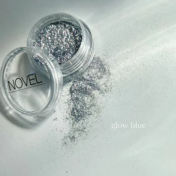 NOVEL Soffy powder glitter (glow blue) ノヴェル ソフィーパウダーグリッター グロウブルー 0.9g