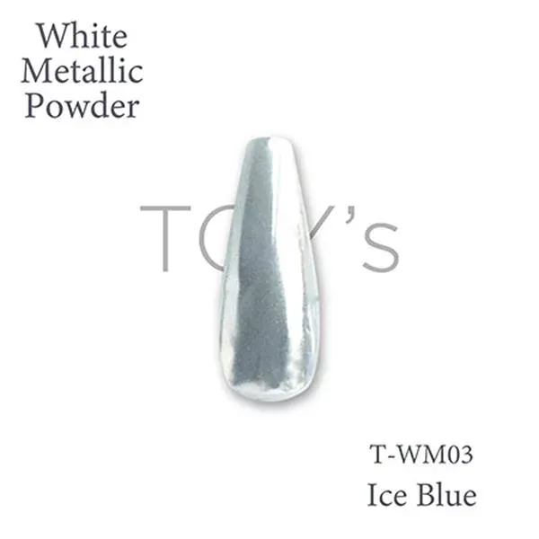 TOY's × INITY ホワイトメタリックパウダー T-WM03 アイスブルー